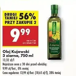 Biedronka Olej z lnem oraz pestakami dyni Kujawski 3 Ziarna oferta