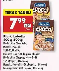 Biedronka Płatki choco muszelki Lubella Mlekołaki oferta