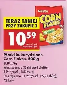 Biedronka Płatki śniadaniowe Corn Flakes (Nestle) oferta