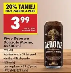Biedronka Piwo Dębowe Mocne oferta