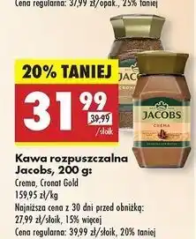 Biedronka Kawa Jacobs Cronat Gold oferta