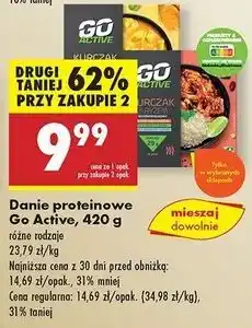 Biedronka Kurczak z ryżem Go Active oferta