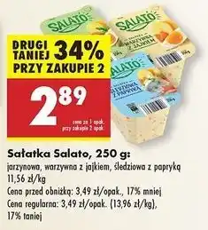 Biedronka Sałatka śledziowa z papryką Salato oferta
