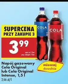 Biedronka Napój Cola Original Intense oferta
