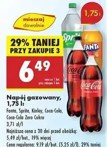 Biedronka Napój tonic water Kinley oferta