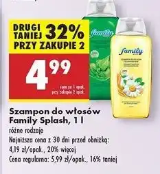 Biedronka Szampon rumiankowy Family Splash oferta