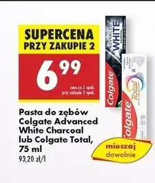 Biedronka Pasta do zębów charcoal Colgate Advanced White oferta