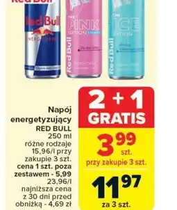 Carrefour Market Napój energetyzujący Red Bull oferta