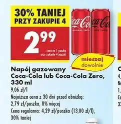 Biedronka Napój Coca-Cola Zero oferta