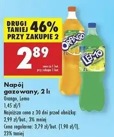 Biedronka Napój o smaku cytrynowym Lemo oferta