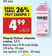 Biedronka Napój witaminy i minerały Oshee Vitamin Water Zero oferta
