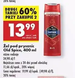 Biedronka Żel pod prysznic Old Spice Captain oferta