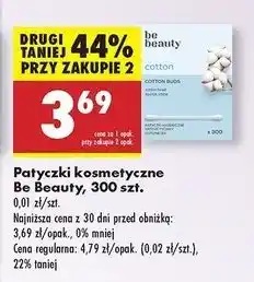 Biedronka Patyczki higieniczne Be Beauty oferta
