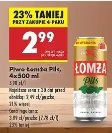 Biedronka Piwo Łomża Pils oferta