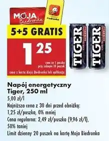Biedronka Napój classic Tiger Energy Drink oferta