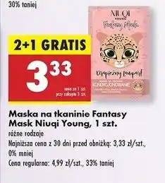 Biedronka Maseczka do twarzy drapieżny lampart Niuqi Young oferta