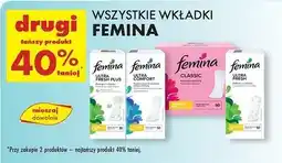 Biedronka Wkładki higieniczne ultra comfort Femina oferta