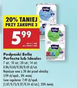 Biedronka Podpaski Bella Perfecta Ultra Blue oferta