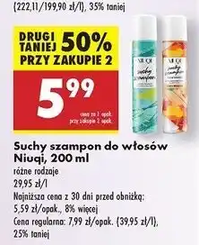 Biedronka Suchy szampon mango Niuqi oferta