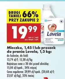 Biedronka Proszek do prania bieli Lovela Baby oferta