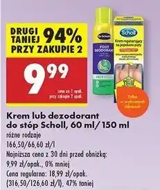 Biedronka Dezodorant do stóp Scholl Fresh Step oferta