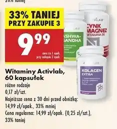 Biedronka Tabletki cynk i magnez Activlab oferta