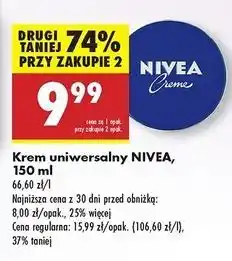 Biedronka Krem do twarzy i ciała Nivea Creme oferta