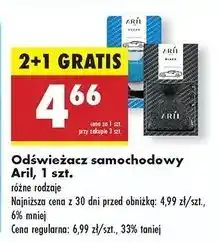 Biedronka Odświeżacz samochodowy ocean Aril Car oferta