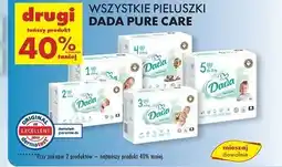 Biedronka Pieluchy 5 junior Dada Pure Care oferta