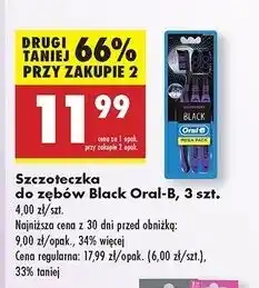 Biedronka Szczoteczka do zębów black Oral-B Allrounder oferta