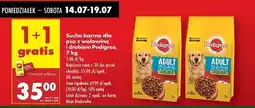 Biedronka Karma dla psa sucha z wołowiną i drobiem Pedigree Vital oferta