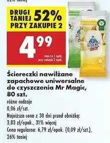 Biedronka Chusteczki do czyszczenia konwalia Mr Magic oferta