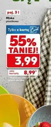 Kaufland Miska plastikowa 3 l oferta