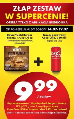 Biedronka Napój Coca-Cola Zero oferta