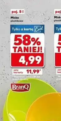 Kaufland Miska okrągła 5 l Branq oferta