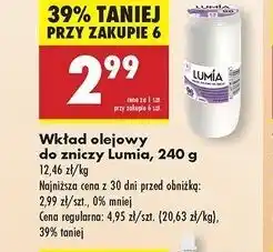 Biedronka Wkład olejowy do zniczy 240 g 96 h Lumia oferta