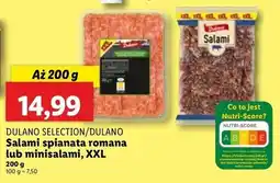 Lidl Salami wieprzowe Dulano oferta