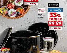 Kaufland Garnek emaliowany powidlak 12 l Ambition oferta