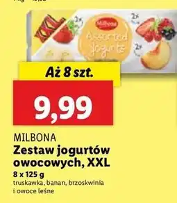 Lidl Jogurt wieloowocowy Milbona oferta