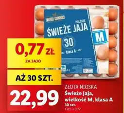 Lidl Jaja swieze kl. m Złota Nioska oferta