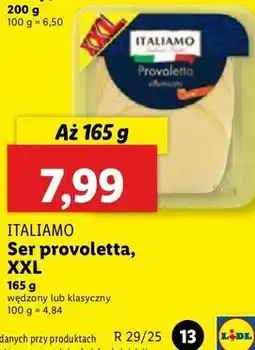 Lidl Ser provoletta Italiamo oferta