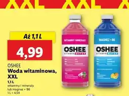 Lidl Napój magnez+b6 Oshee Vitamin Water oferta