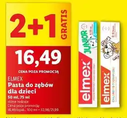 Lidl Pasta do zębów dla dzieci 0-6 Elmex oferta