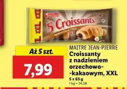 Lidl Rogalik z nadzieniem orzechowo-kakaowym Maitre Jean Pierre oferta