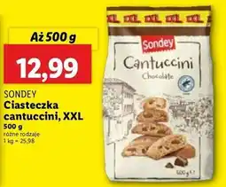 Lidl Ciastka cantuccini czekoladowe Sondey oferta