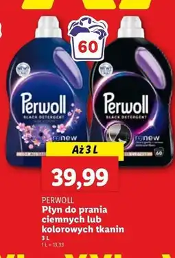 Lidl Płyn do prania Perwoll Renew 3D Black Effect oferta