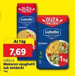Lidl Makaron świderki Lubella oferta