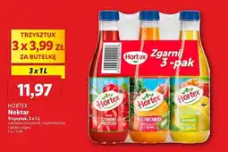 Lidl Zestaw nektar: czerwona porzeczka + jabłko-pigwa jabłko-aronia Hortex oferta