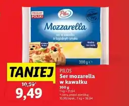 Lidl Ser mozzarella Pilos oferta