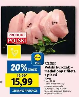 Lidl Medaliony z fileta kurczaka Rzeźnik Codzienna Dostawa oferta